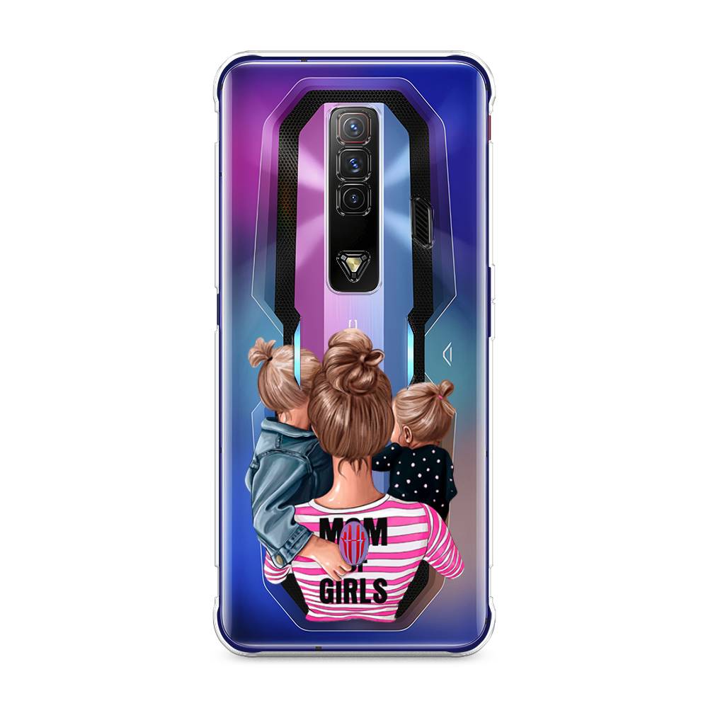 

Чехол Awog на ZTE Nubia Red Magic 7 / ЗТЕ Нубиа Ред Мэджик 7 "Mom of Girls", Разноцветный, 135950-6