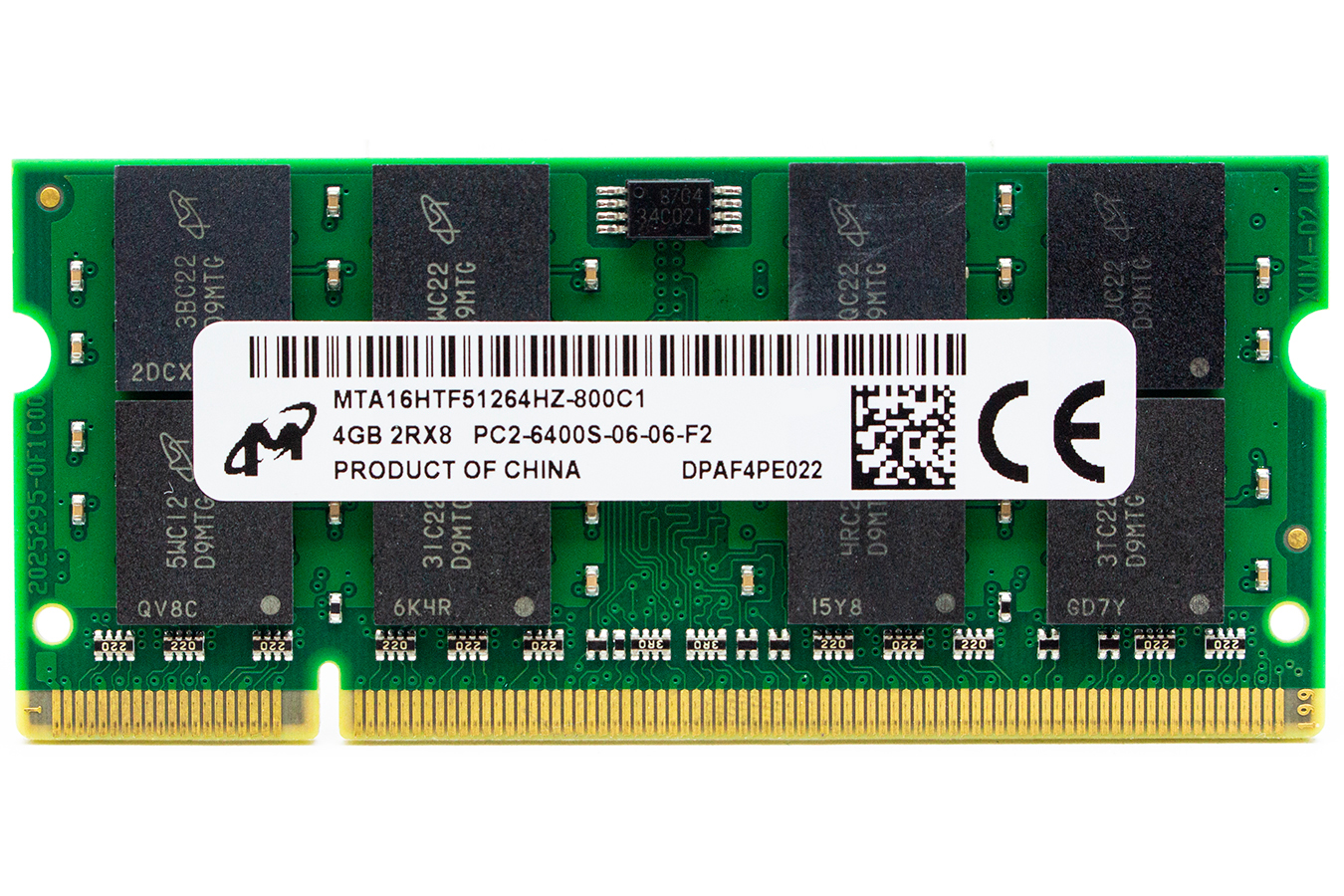 

Оперативная память Micron MTA16HTF51264HZ-800C1 DDR2 1x4Gb 800MHz, MTA16HTF51264HZ-800C1