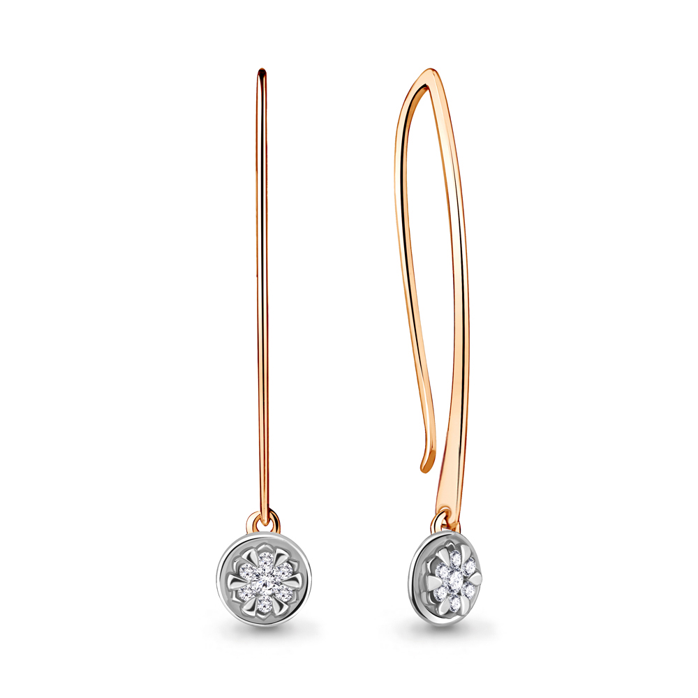 

Серьги из красного золота с бриллиантом Aquamarine Aquamarine 942476к_585_кз, 942476к_585_кз