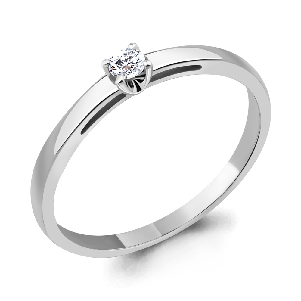 

Кольцо из белого золота с бриллиантом Aquamarine Aquamarine 964003_585_бз р, 964003_585_бз
