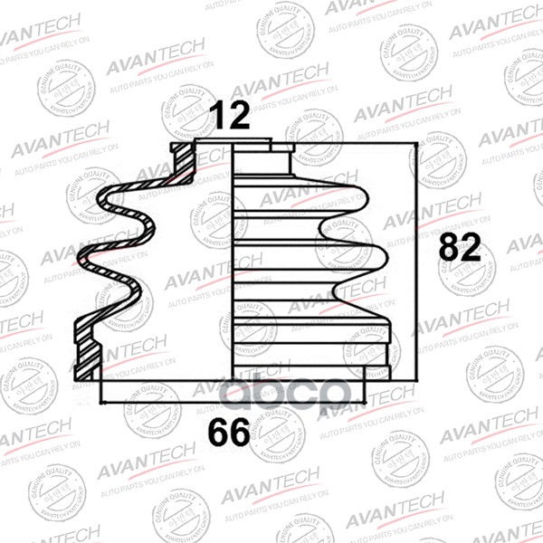 

Пыльник Привода Avantech Avantech Bd0306 AVANTECH BD0306