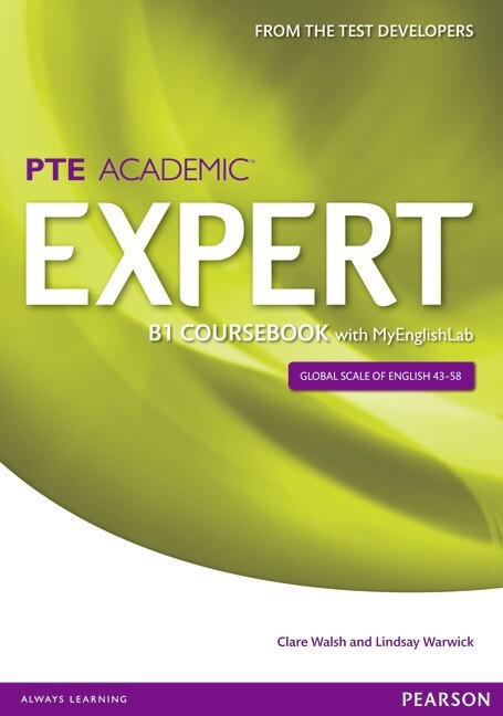 

Expert Pearson Test of English Academic B1 Coursebook with MyEnglishLab