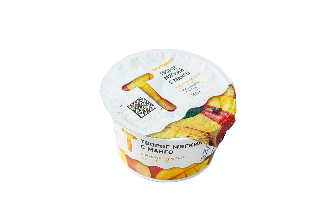 

Творог мягкий ВкусВилл с манго 4,2% БЗМЖ 150 г