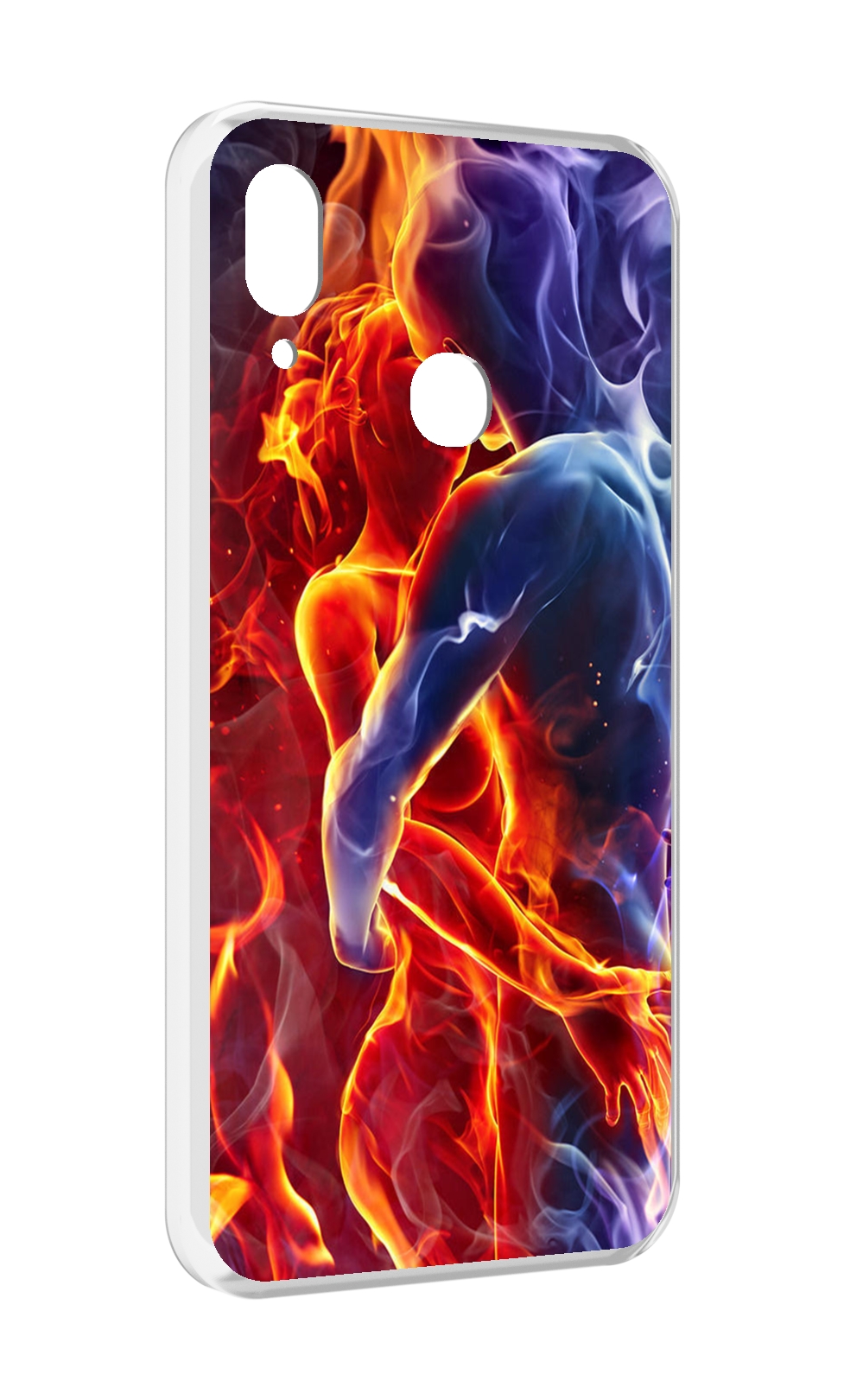 

Чехол MyPads Огонь-вода для BQ BQ-6040L Magic, Прозрачный, Tocco