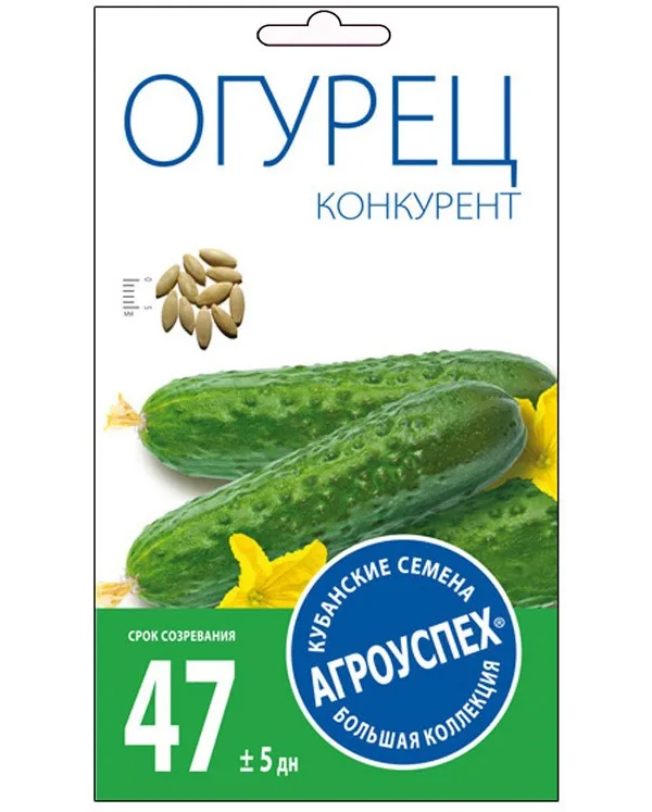 

Семена огурец Агроуспех Конкурент ранний 1 уп.