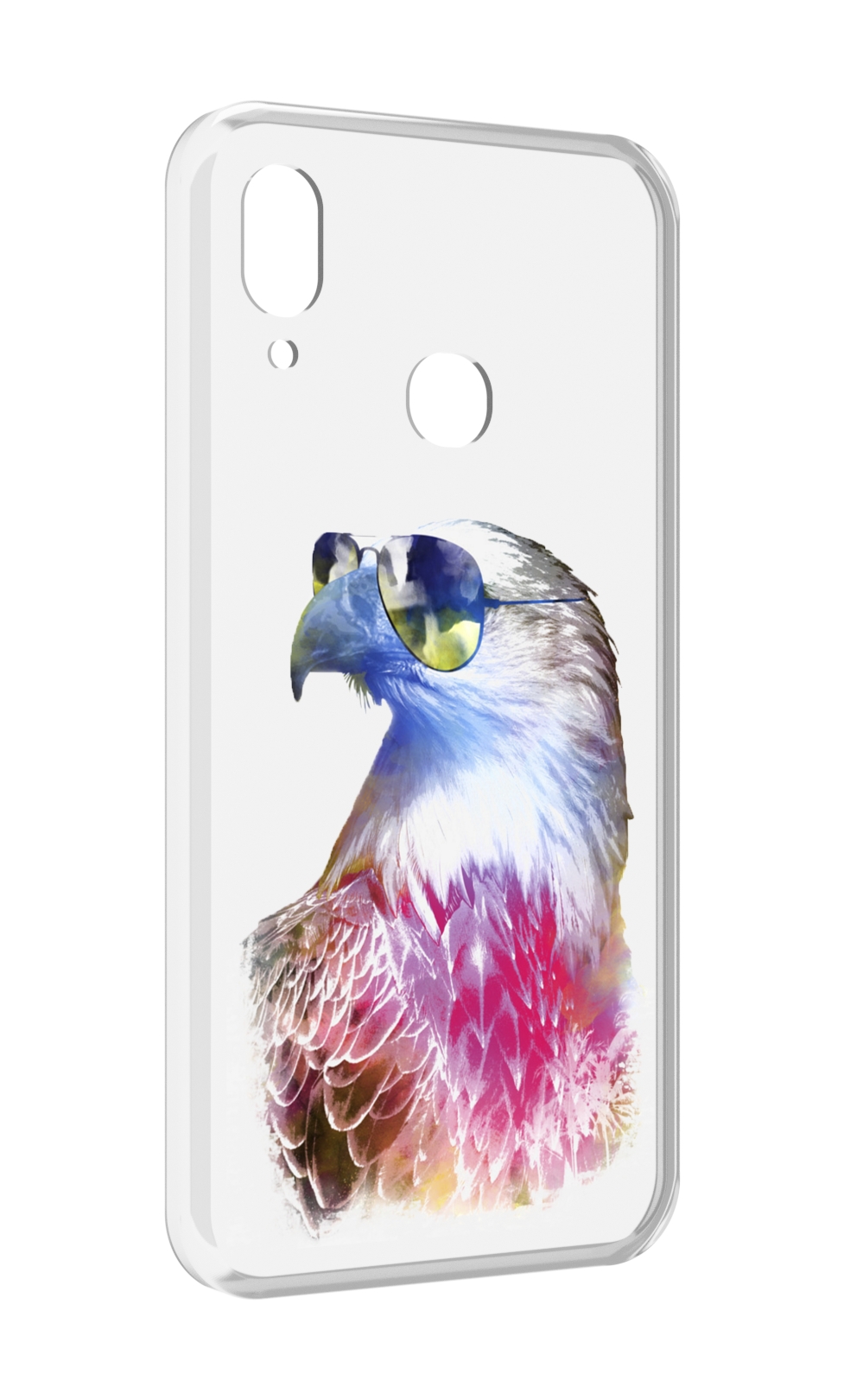 

Чехол MyPads Орел в очках для BQ BQ-6040L Magic, Прозрачный, Tocco