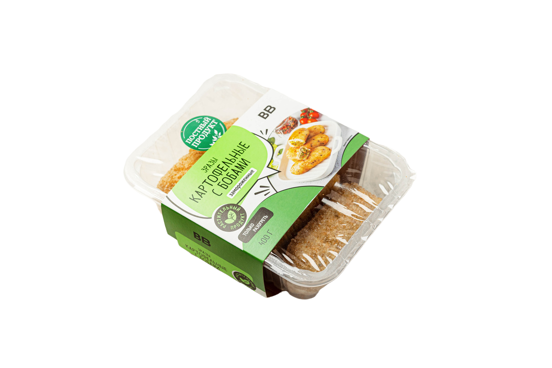 

Зразы картофельные с бобами ВкусВилл в панировке 400 г
