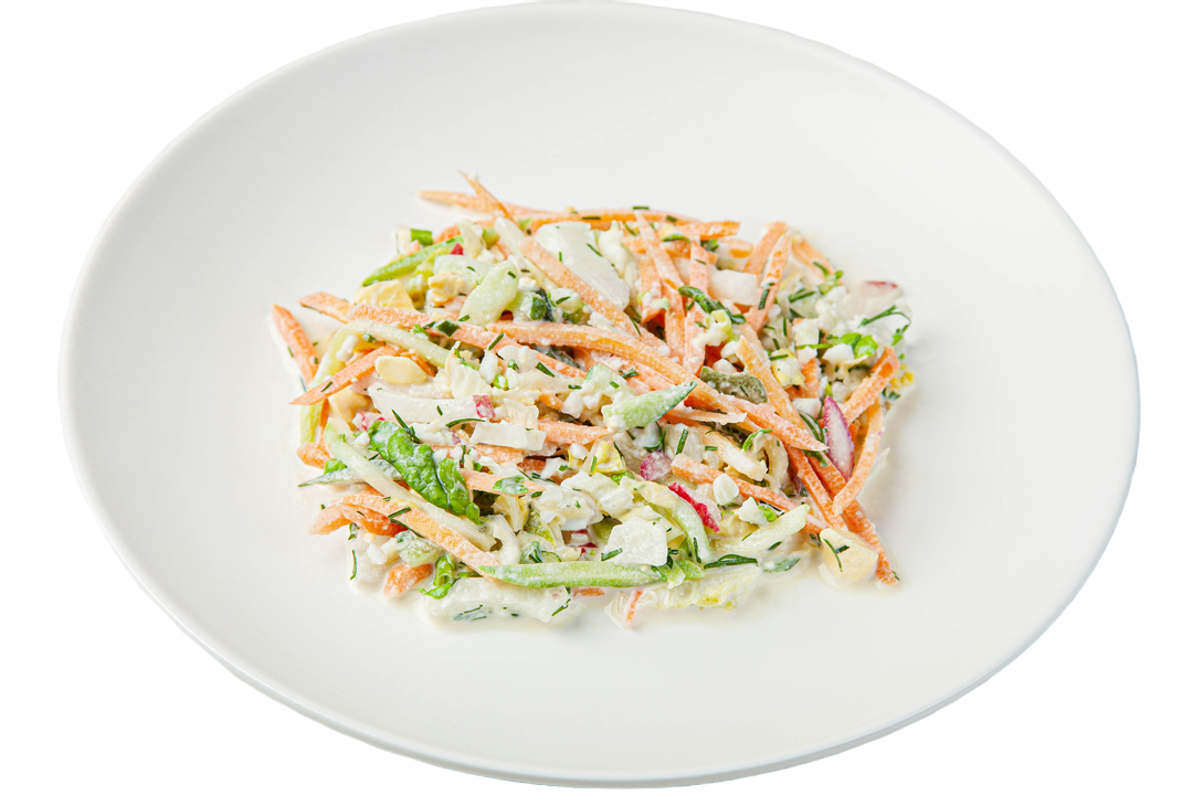

Салат ВкусВилл из летних овощей 130 г