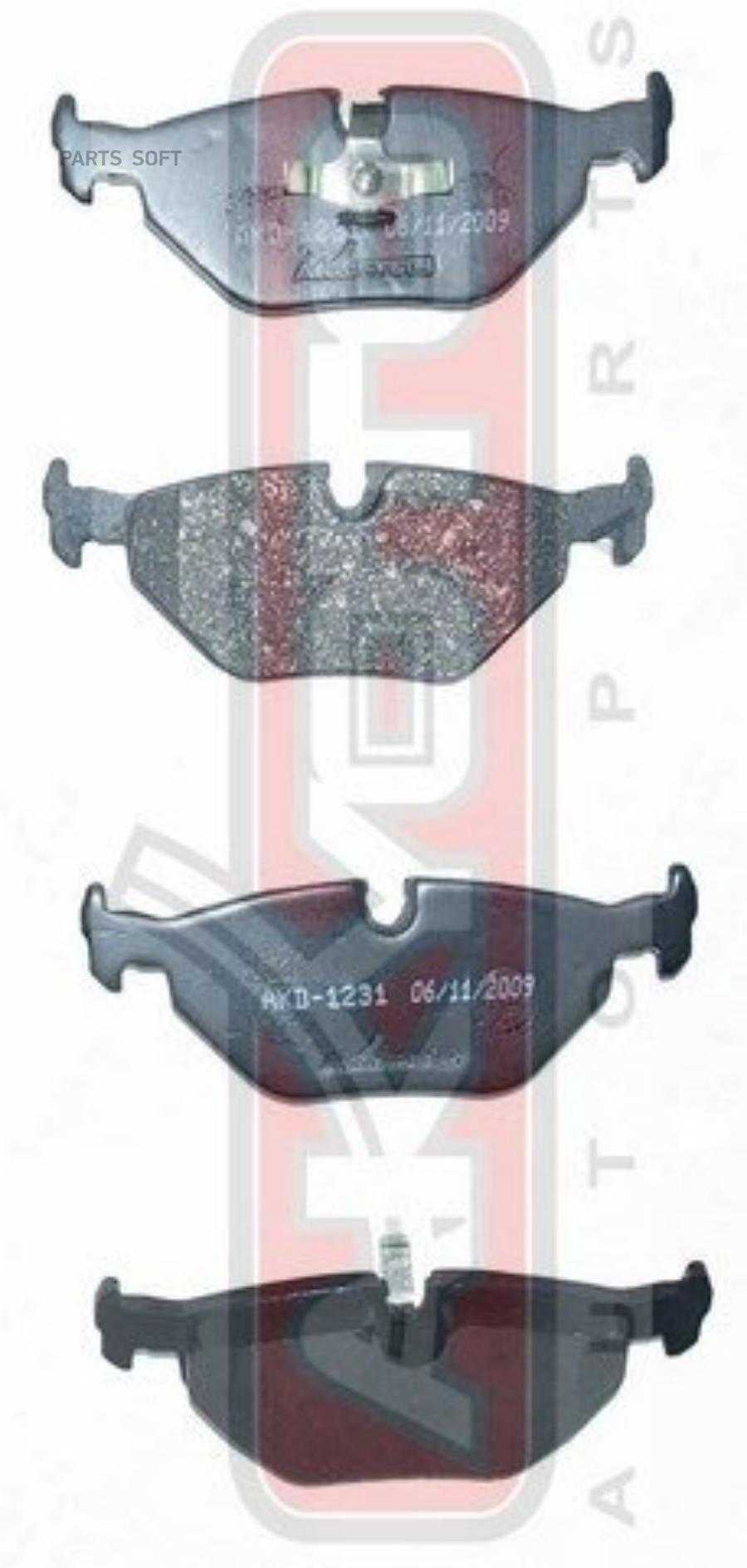 

Тормозные колодки Akyoto AKD0014