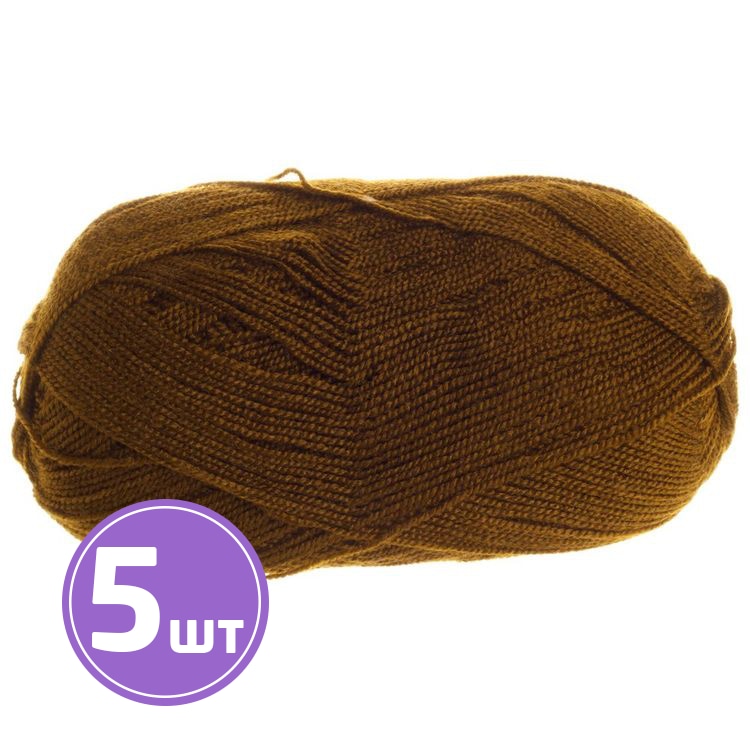 

Пряжа Семеновская Karolina 364 хаки 5 шт по 100 г