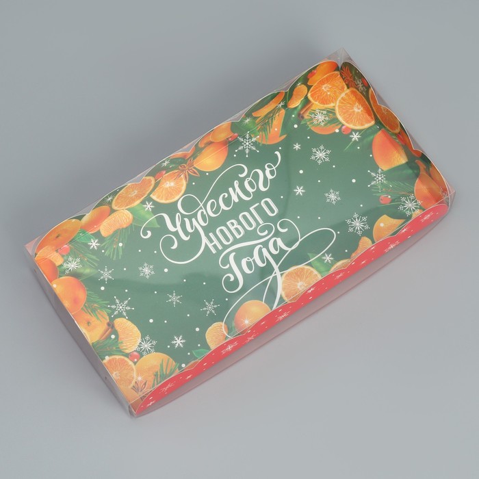 

Коробка кондитерская Дарите Счастье Мандарины 10.5 х 21 х 3 см 5 шт, Разноцветный