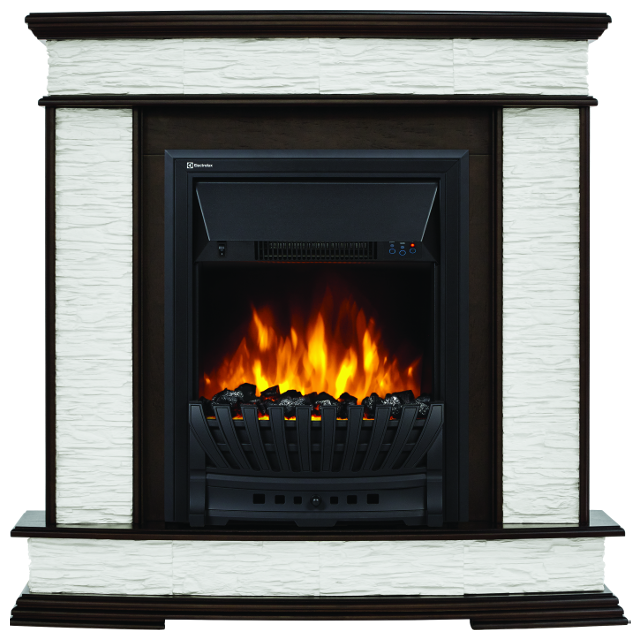 

Электрокамин Electrolux Scala Classic скал. Белый/белый дуб с очагом Classic EFP/P-1020LS, Scala Classic сланец скалистый белый, шпон белый дуб с очагом Classic EFP/P - 1020LS