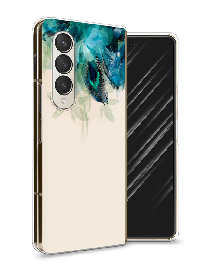 

Чехол Awog на Samsung Galaxy Z Fold 4 / Самсунг Галакси Зет "Перья голубого цвета", Разноцветный, 2106950-2