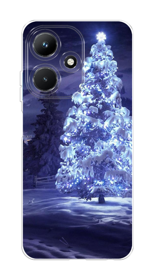 

Чехол на Infinix Hot 30i "Зима 4", Синий;черный;белый, 3104150-2