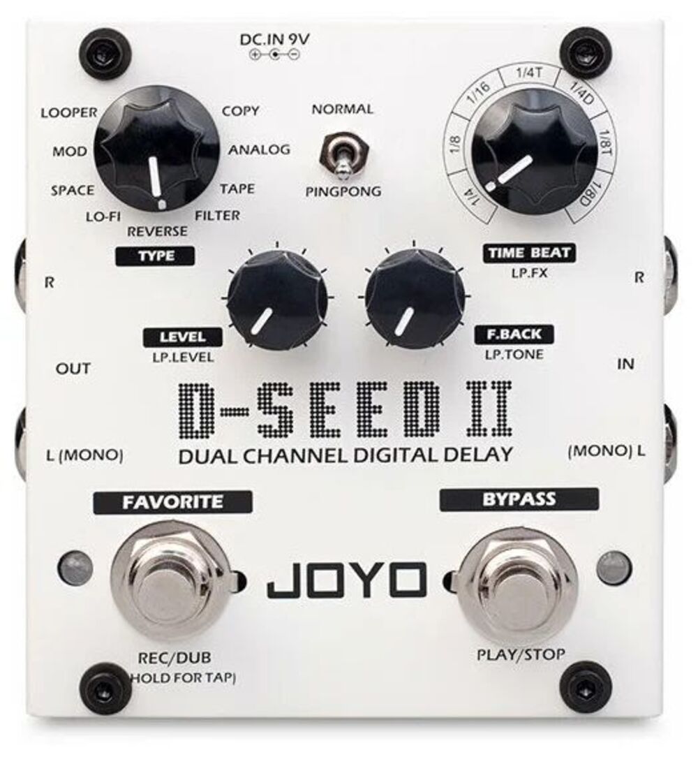 

Гитарная педаль эффектов/ примочка Joyo D-SEED-II, Белый
