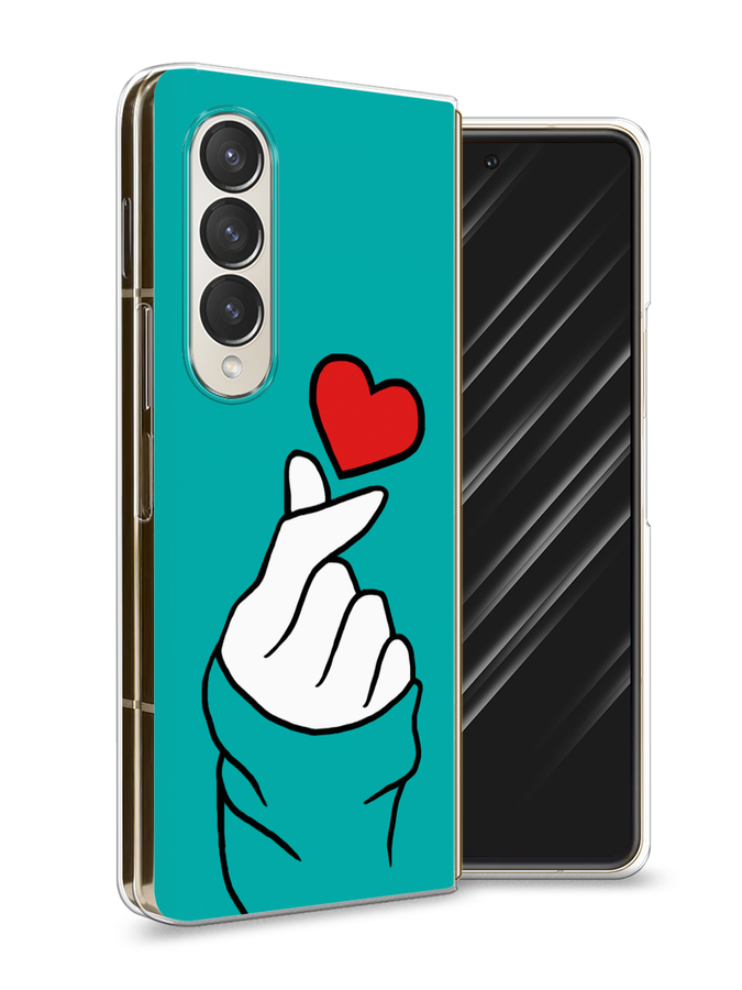 

Чехол Awog на Samsung Galaxy Z Fold 4 / Самсунг Галакси Зет Фо "Маленькое сердечко", Разноцветный, 2106950-7