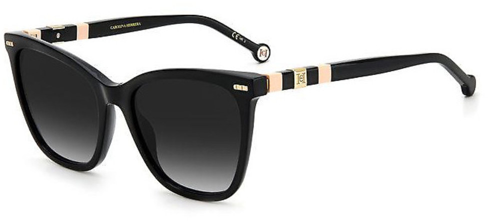 

Солнцезащитные очки женские CAROLINA HERRERA CH 0044/S 3H2, черный, CH 0044/S 3H2