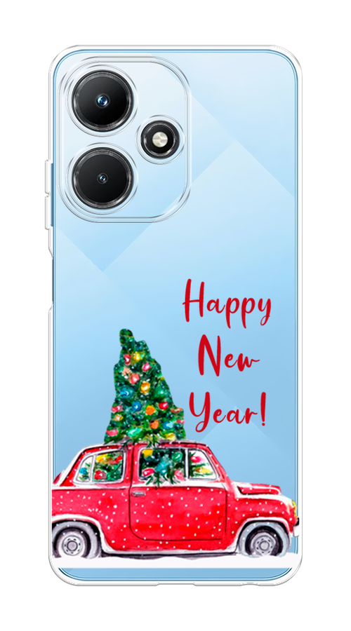 

Чехол на Infinix Hot 30i "Happy New Year", Красный;зеленый, 3104150-5