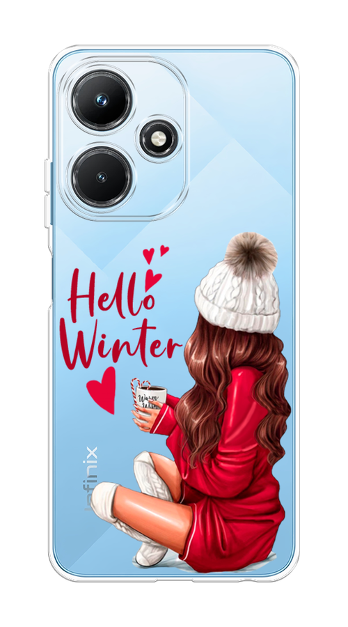 

Чехол на Infinix Hot 30i "Hello winter", Красный;белый;коричневый, 3104150-5