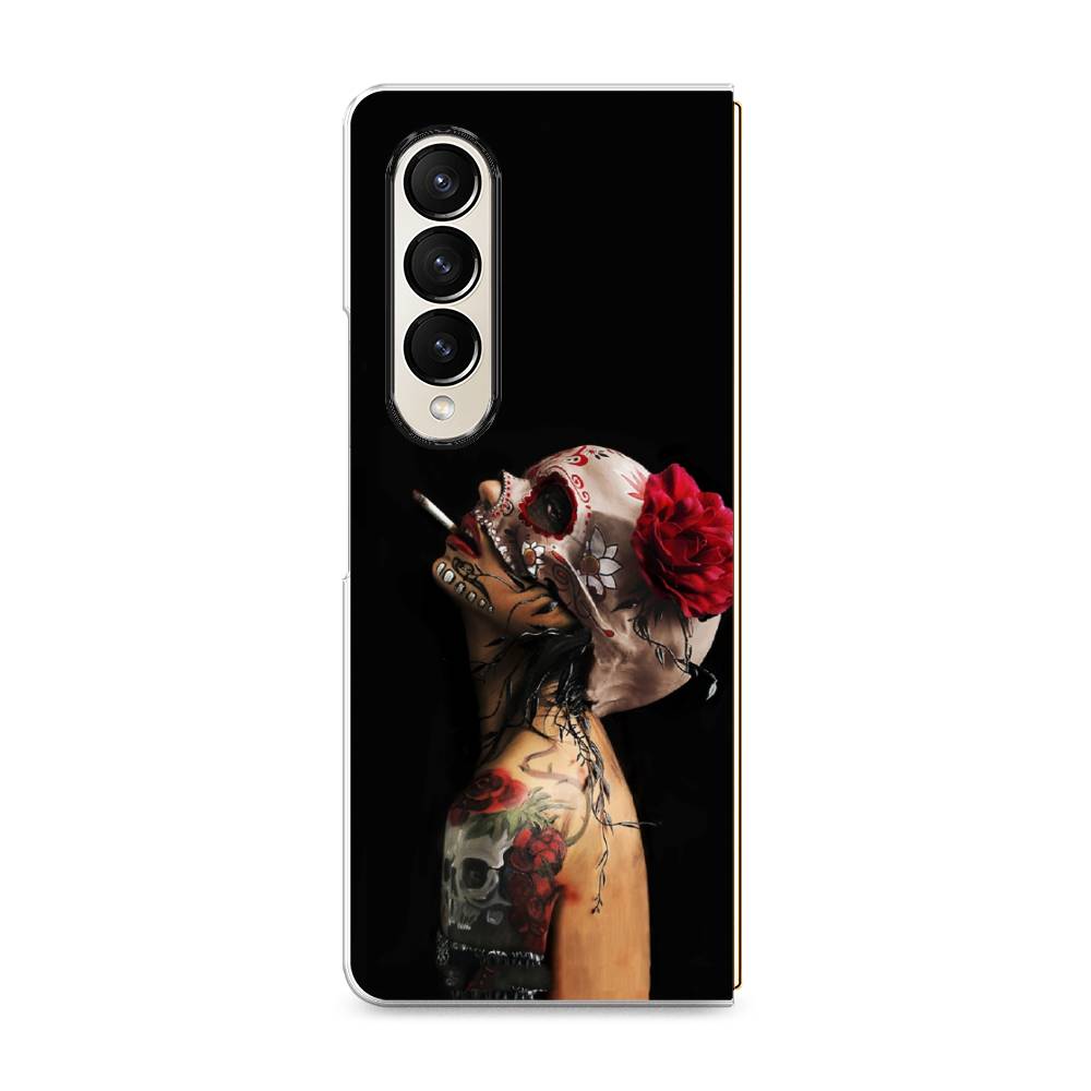 

Чехол Awog на Samsung Galaxy Z Fold 4 / Самсунг Галакси Зет Фол "Девушка с черепом", Разноцветный, 2106950-9