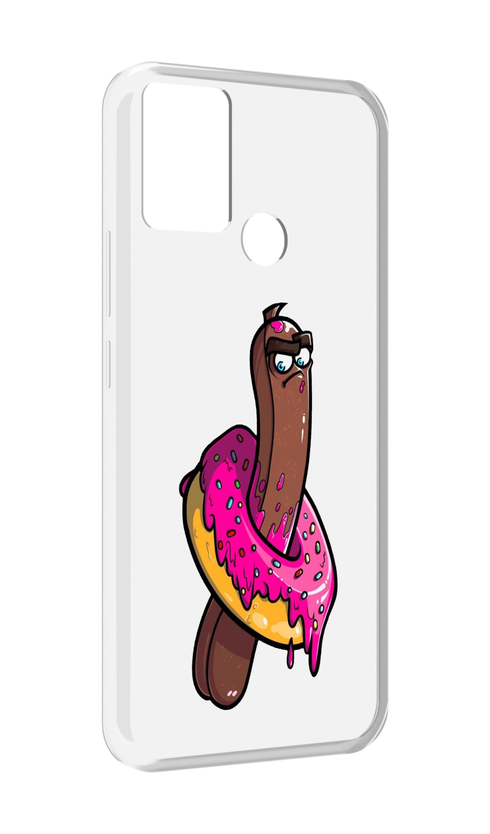 

Чехол MyPads эклер в пончике для Infinix Hot 11 Play, Прозрачный, Tocco