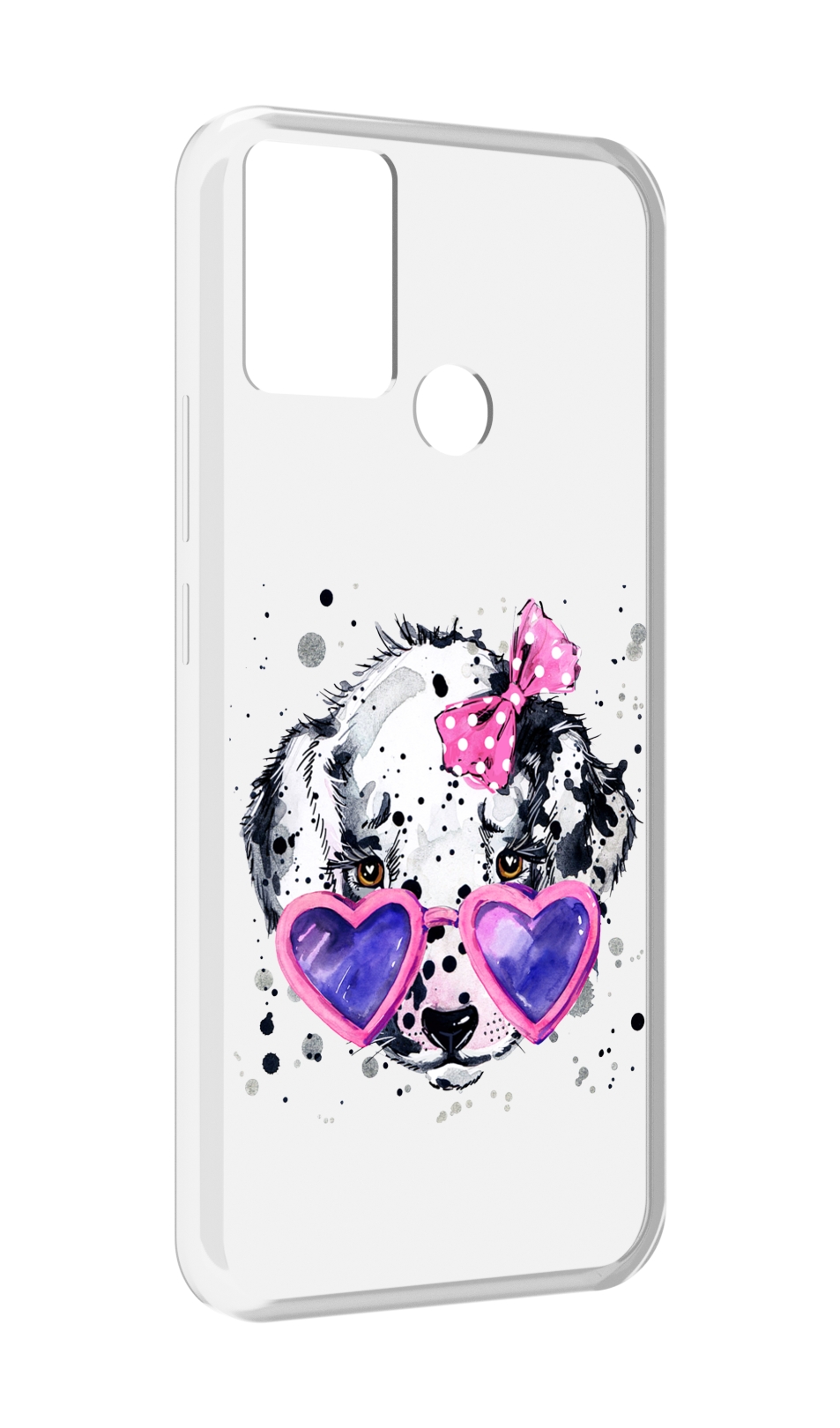 

Чехол MyPads долматинец в очках для Infinix Hot 11 Play, Прозрачный, Tocco