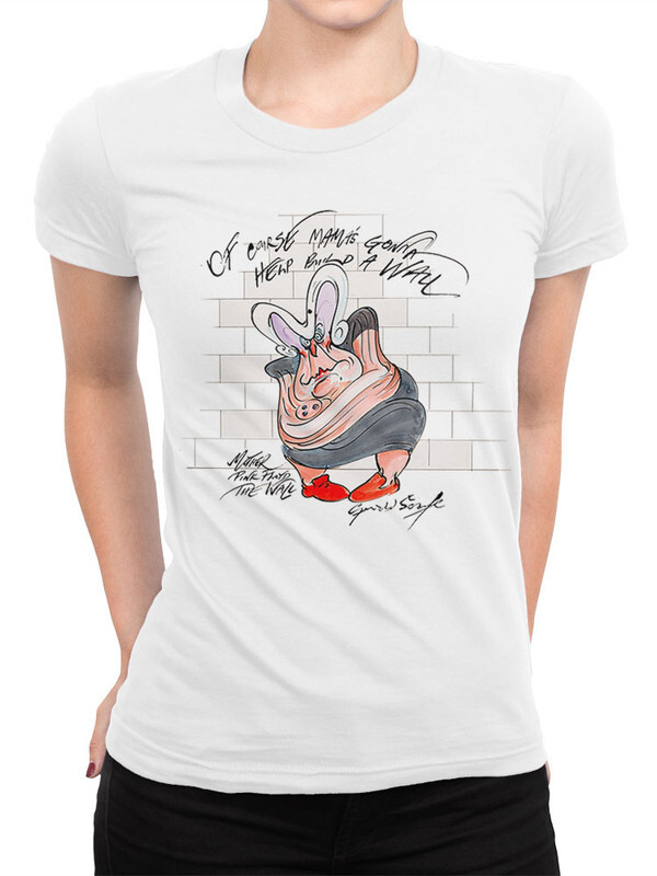 

Футболка женская Design Heroes Pink Floyd белая S, Белый, Pink Floyd