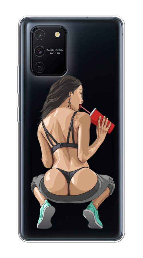 

Чехол на Samsung Galaxy A91 "Сочные булочки", Бежевый;красный;черный, 29950-6
