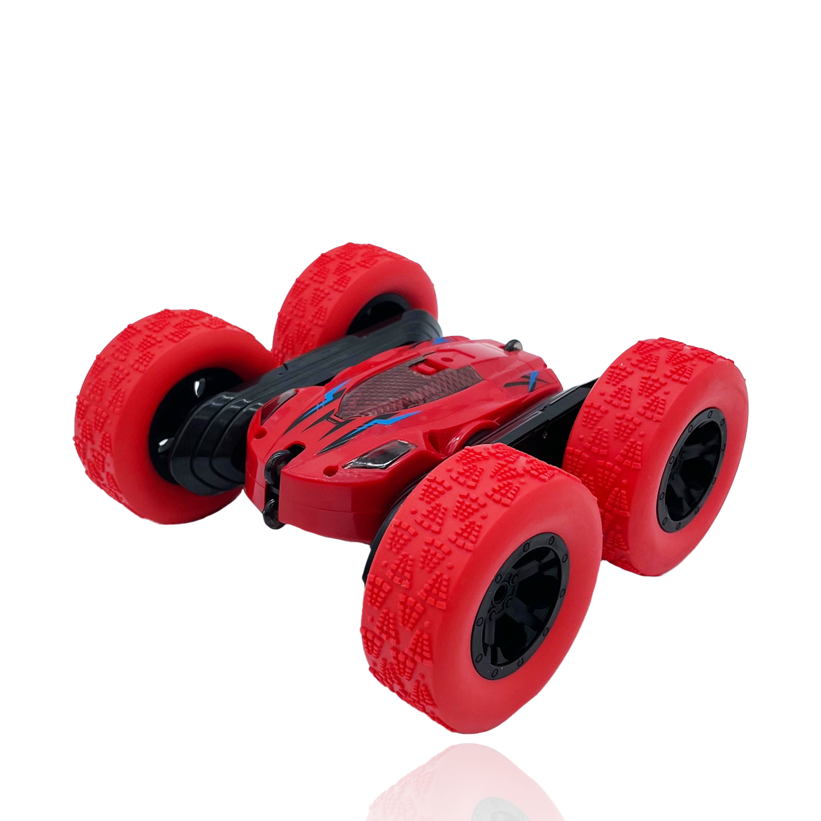 фото Трюковая машинка - перевёртыш market toys lab на радиоуправлении stunt car, красный