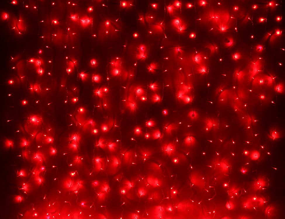 фото Световой занавес beautyled pcl402-10-2r 2х2 м красный