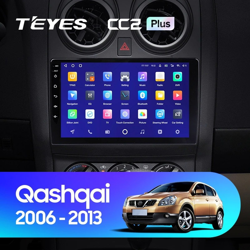 Штатная магнитола Teyes CC2L Plus 232 Nissan Qashqai 1 J10 2006-2013 F2 1970000₽