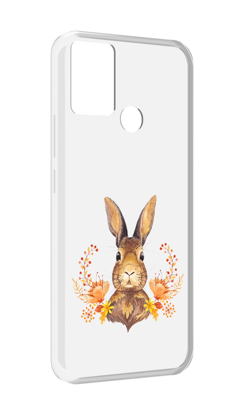 

Чехол MyPads зайка в цветах для Infinix Hot 11 Play, Прозрачный, Tocco