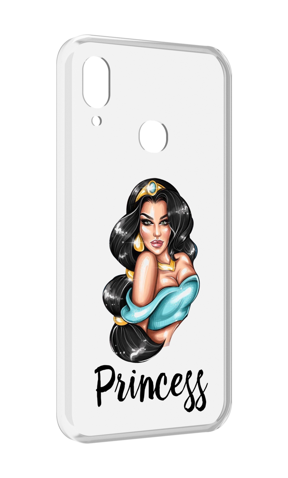 

Чехол MyPads Принцесса-Жасмин женский для BQ BQ-6040L Magic, Прозрачный, Tocco