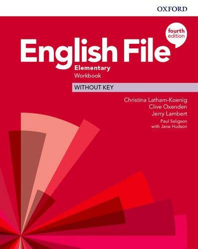 English File Fourth Edition Elementary Workbook without Key