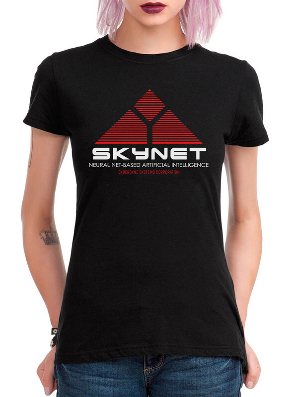 

Футболка женская Design Heroes Skynet черная M, Черный, Skynet