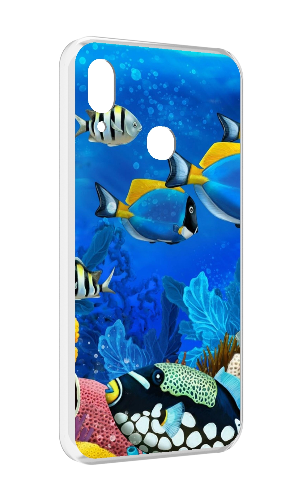 

Чехол MyPads Рыбки для BQ BQ-6040L Magic, Прозрачный, Tocco