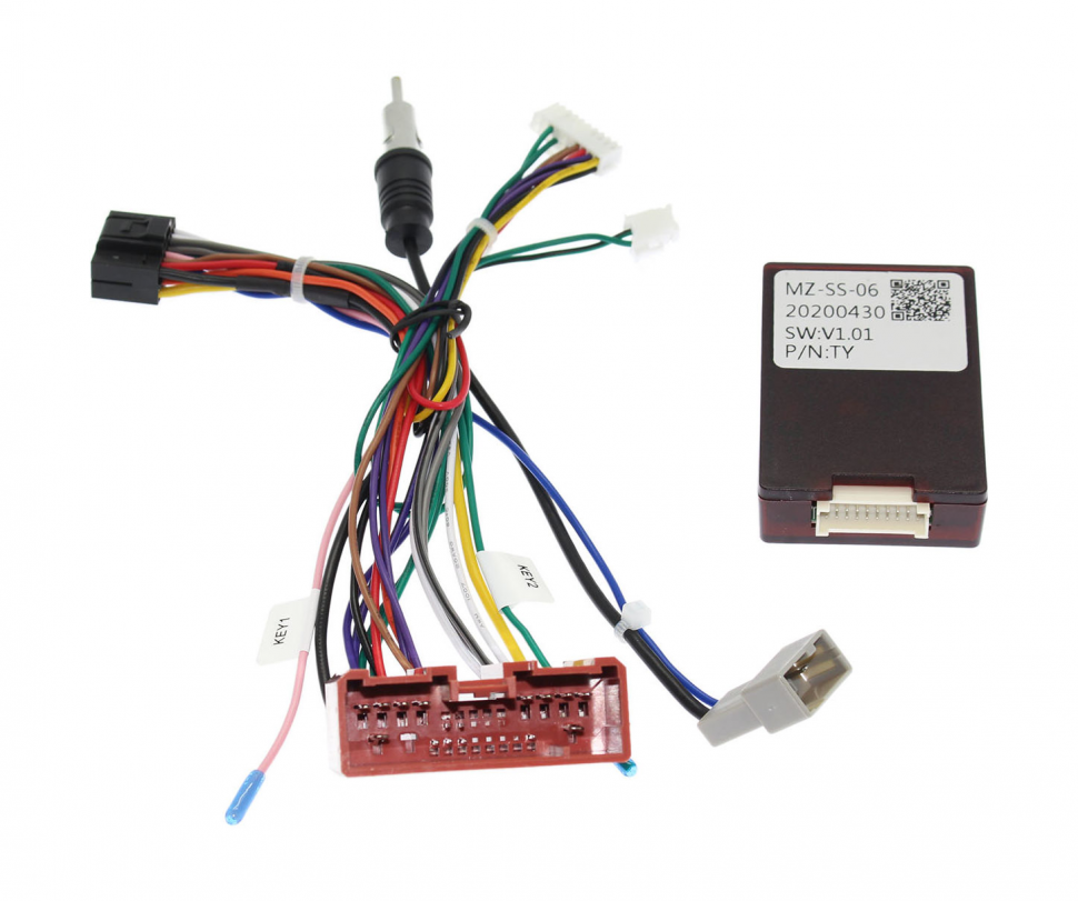 Комплект проводов для подключения акустики Wide Media в Mazda CX-9 (основной, CAN, USB)