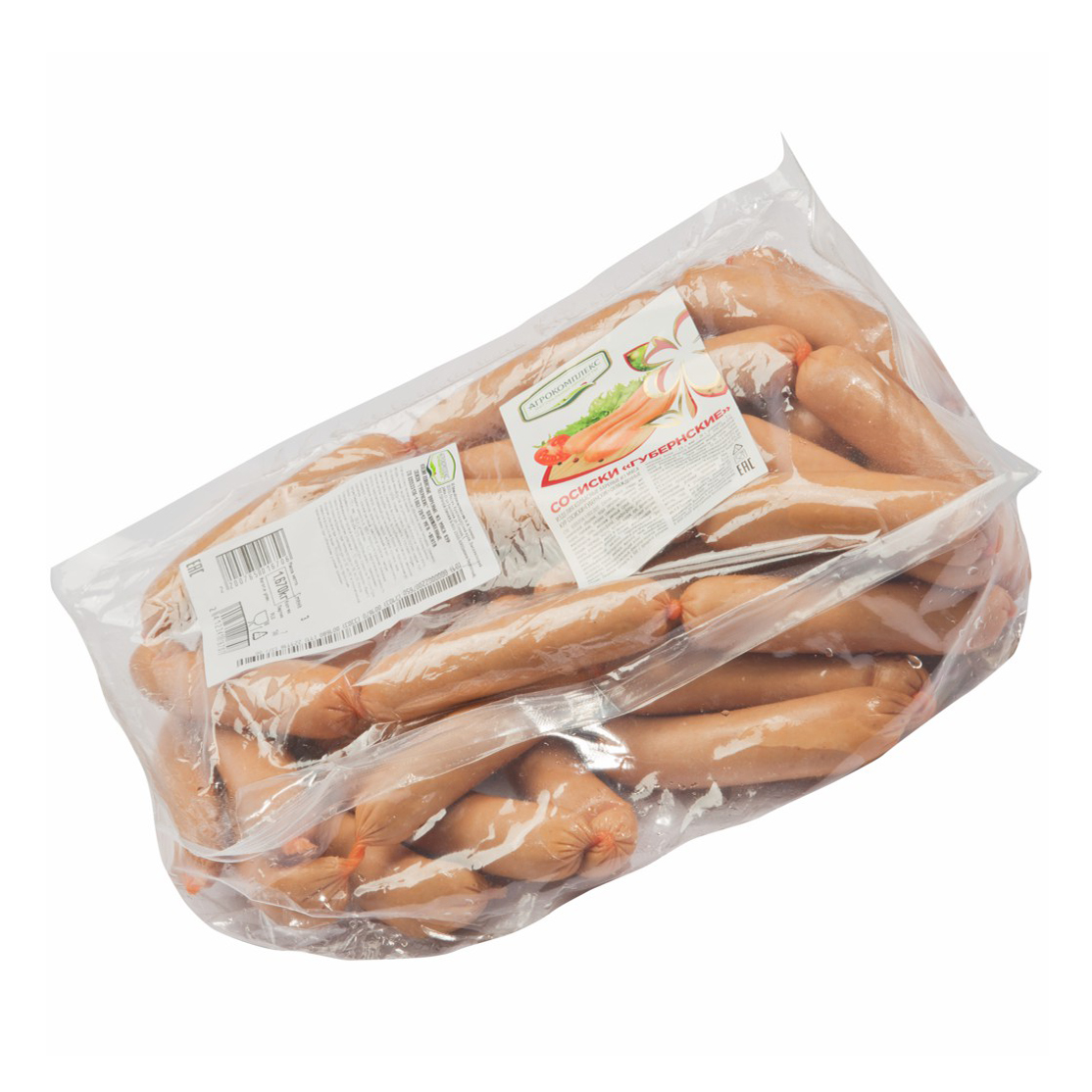 

Сосиски Агрокомплекс Губернские -1 кг