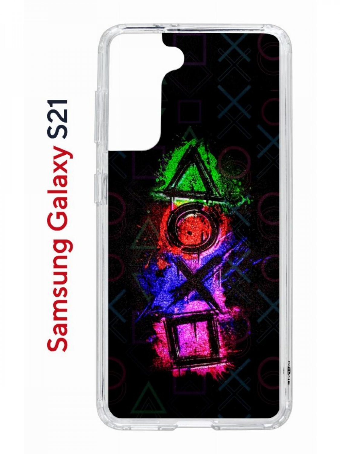 

Чехол на Samsung S21 с принтом Kruche Print Гейминг,противоударный бампер,с защитой камеры, Прозрачный;черный;красный;зеленый, Самсунг Галакси с21
