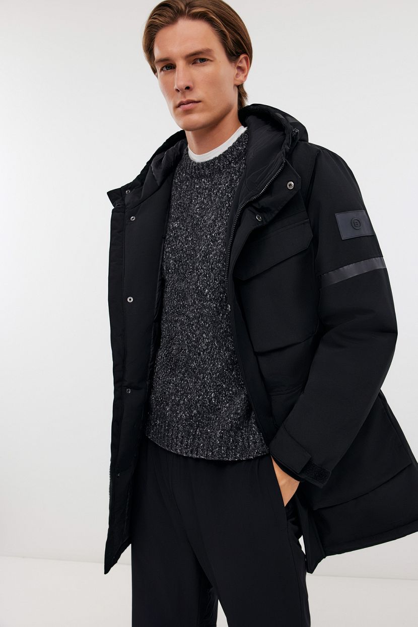 

Зимняя куртка мужская Baon B5424516 черная 2XL, Черный, B5424516