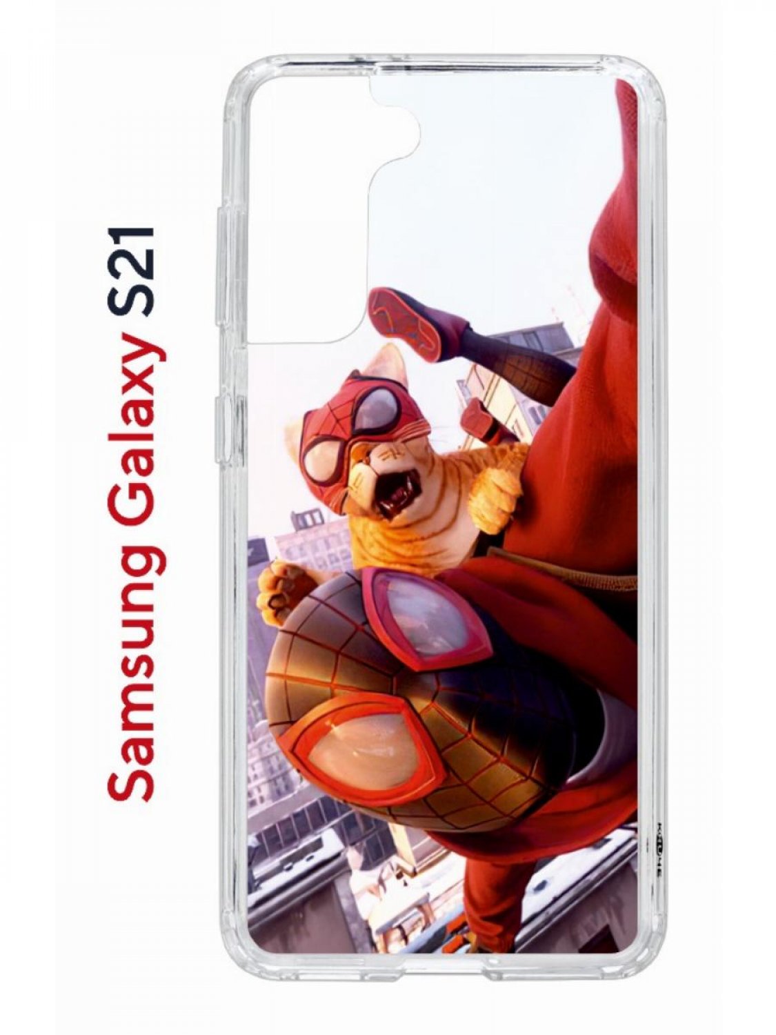 

Чехол на Samsung S21 Kruche Print Человек паук,противоударный бампер,с защитой камеры, Прозрачный;красный;желтый;фиолетовый, Самсунг Галакси с21