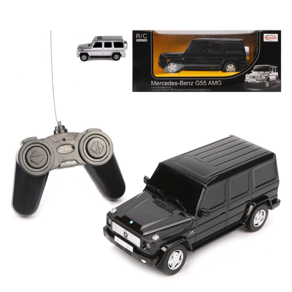 

Машина RASTAR НИ-60996, р/у 1:24, Mercedes G55 AMG, 20см ,в ассорт, 60996