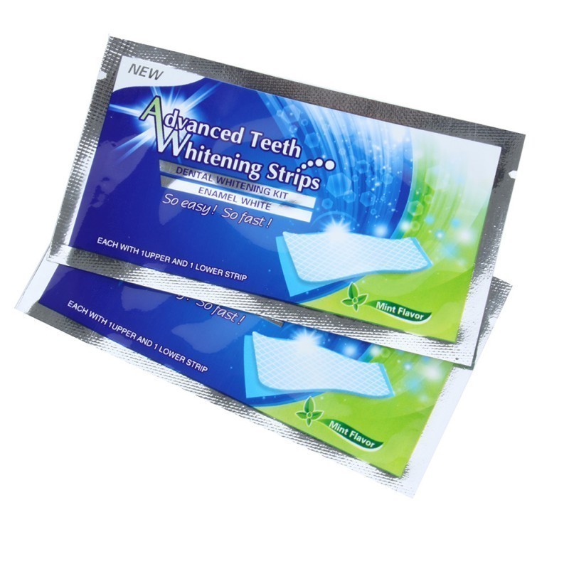 Полоски для зубов Meleon Advanced Teeth Whitening Strips отбеливающие