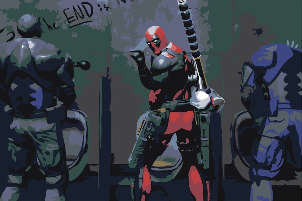 

Картина по номерам Живопись по Номерам Deadpool, Deadpool