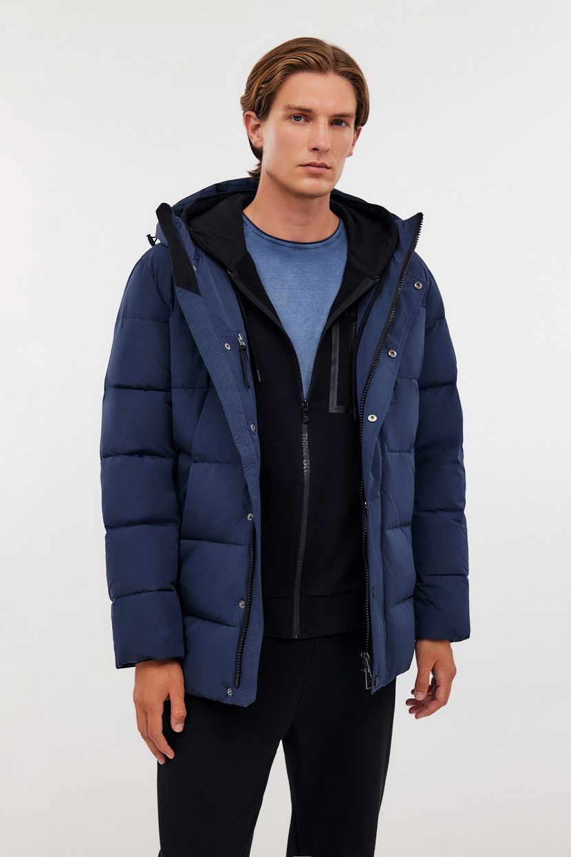 

Пуховик мужской Baon B5024510 синий 3XL, B5024510