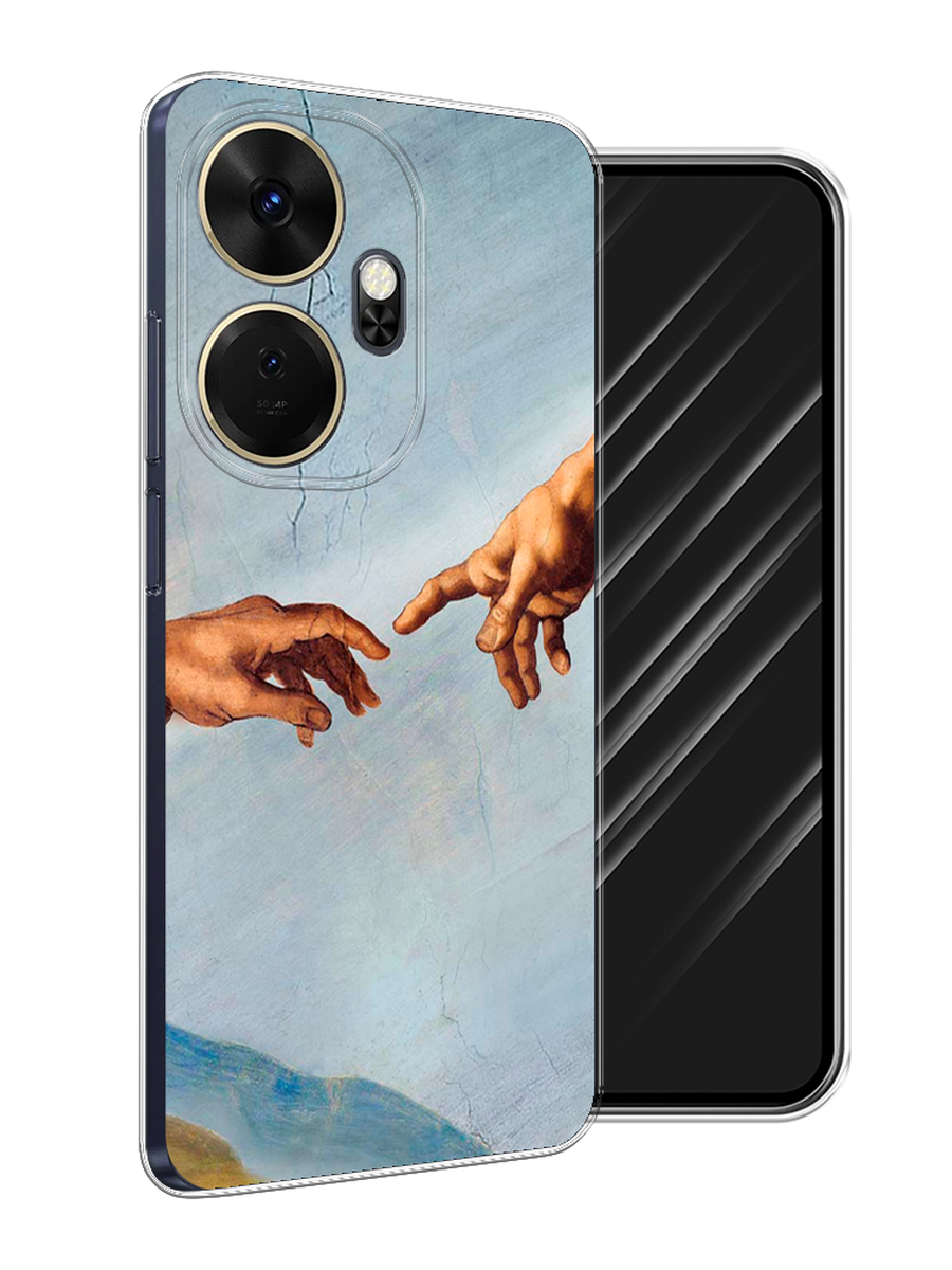 

Чехол Awog на Itel P55 Plus 4G "Сотворение Адама", Голубой;коричневый;серый, 3201950-1