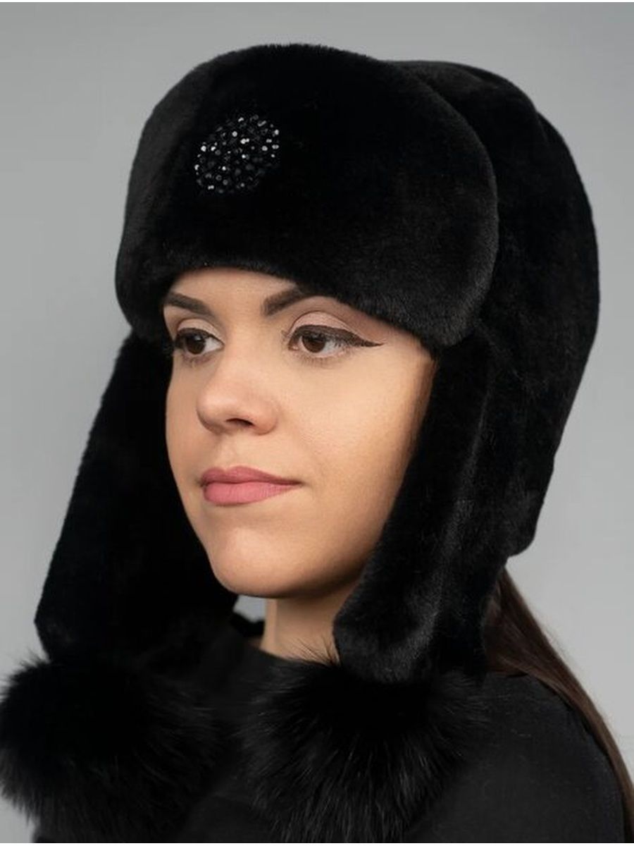 

Шапка женская Po-sezony 23233 черная, р, Черный, 23233