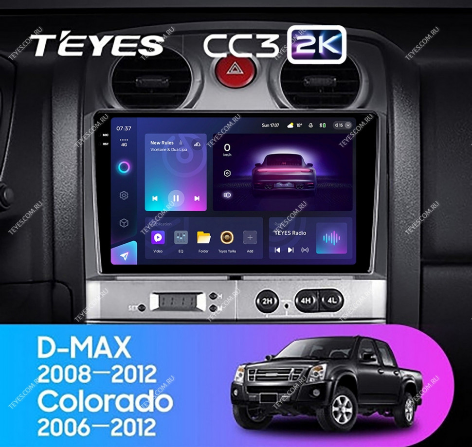 Штатная магнитола Teyes CC3 2K 432 Chevrolet Colorado 2006-2012 3750000₽