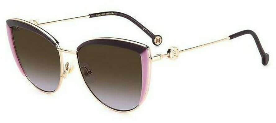 

Солнцезащитные очки женские CAROLINA HERRERA HER 0112/S RY8, фиолетовый, HER 0112/S RY8