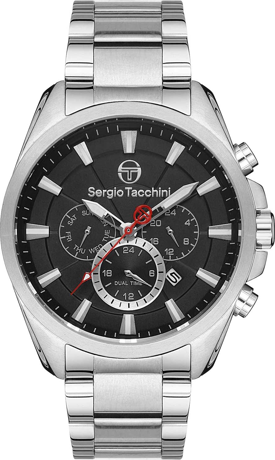 фото Наручные часы мужские sergio tacchini st.1.10207-1 серебристые